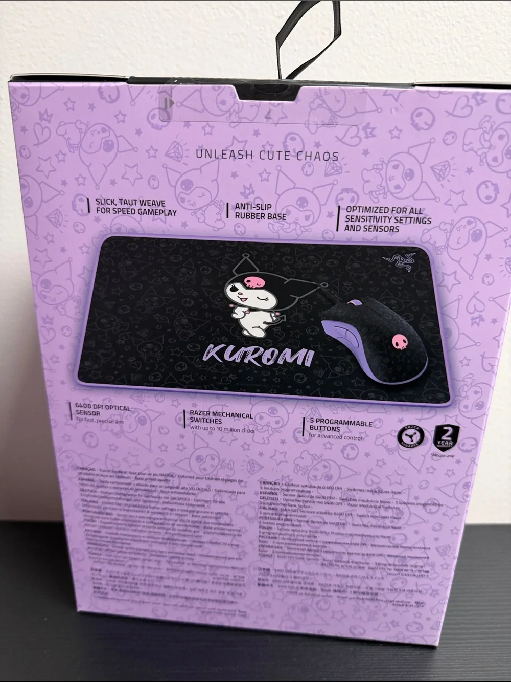 NEW Razer Ornata Kuromi Tenkeyless Keyboard & Gaming Mouse Set